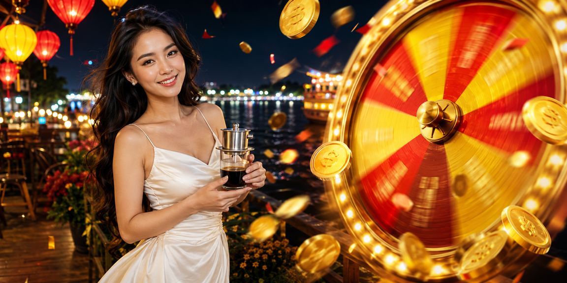 Người dùng tại vùng đồng bằng Mekong chơi roulette trực tuyến với cà phê